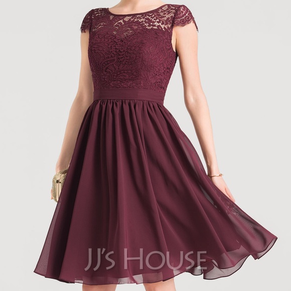 JJs House Dresses Jjs House Burgundy Bridesmaids Dress Size Poshmark